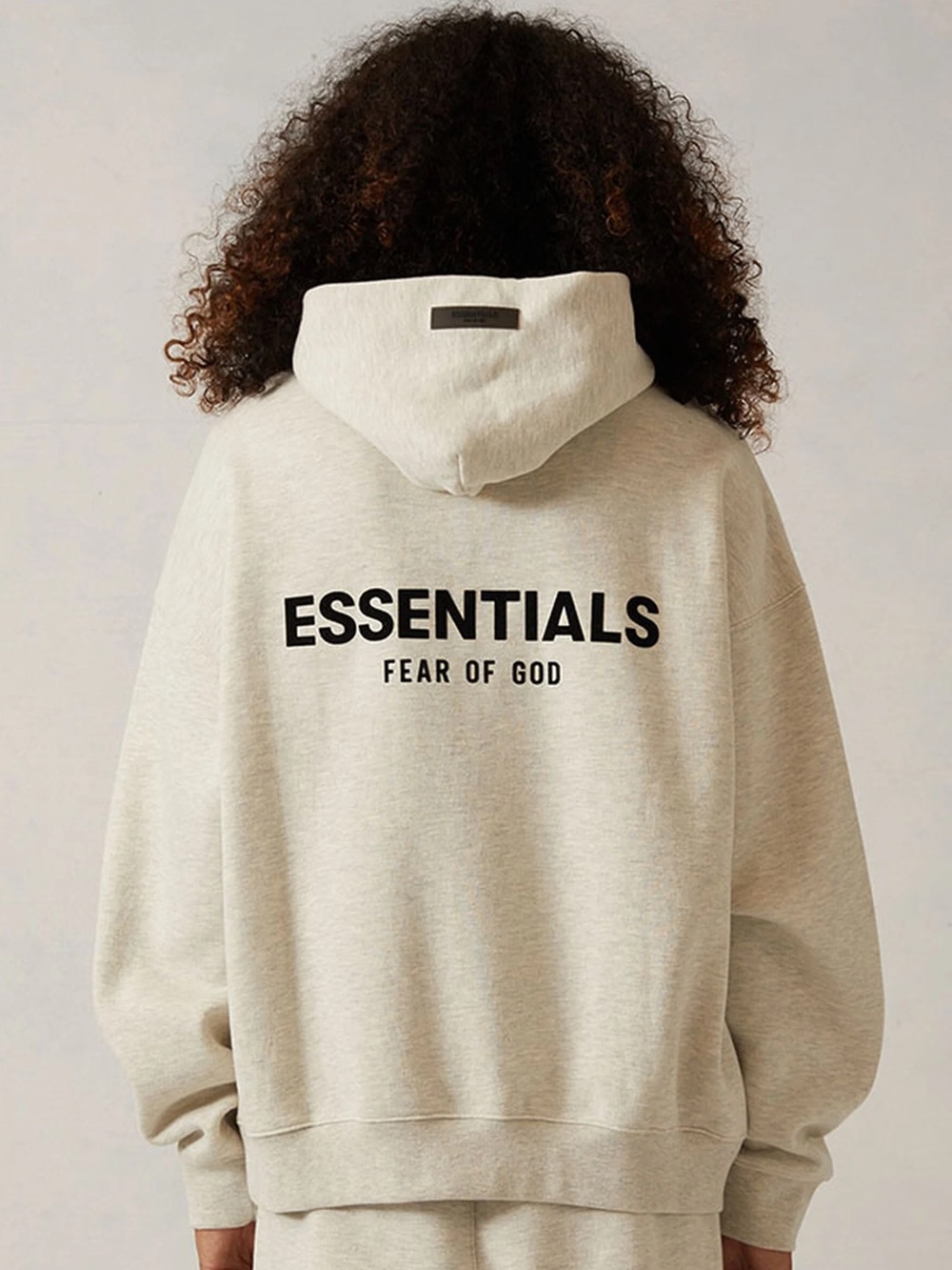 Fear of God ESSENTIALS Hoodie in Light Oatmeal Size Large NWT
